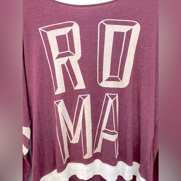 Wildfox Couture Oversized Roma Sweater in Bordeaux - Small - Picture 6 of 9